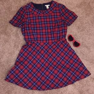 Plaid Skater Dress
